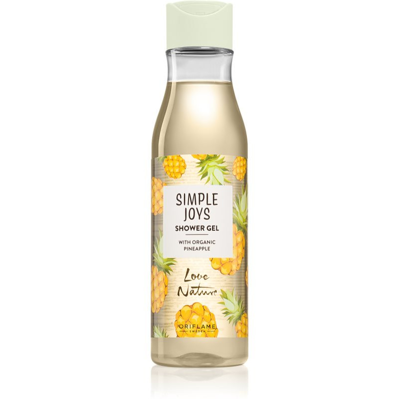 Oriflame Love Nature Simple Joys energising shower gel Organic Pineapple 250 ml