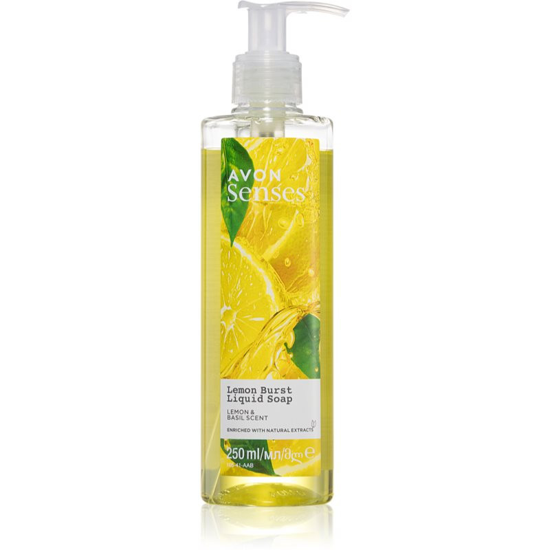 Avon Senses Lemon Burst refreshing liquid soap 250 ml