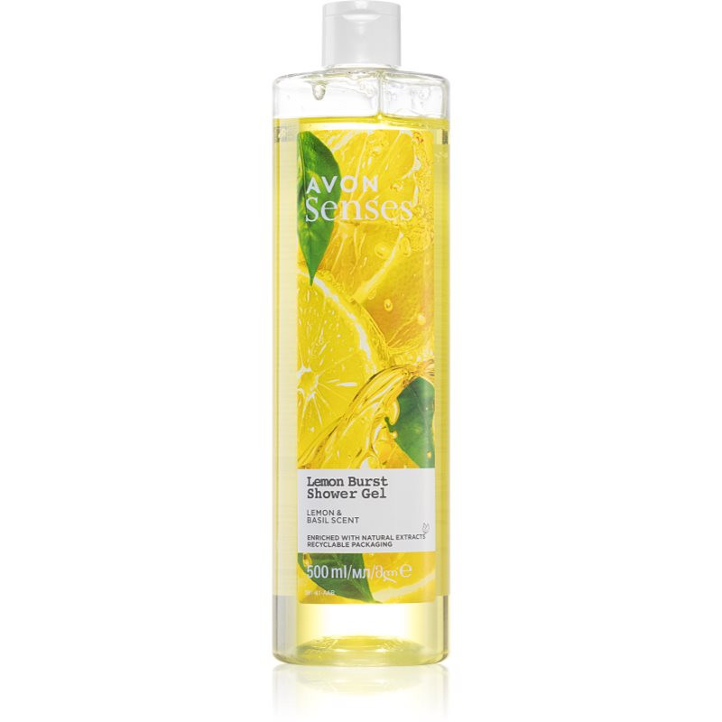 Avon Senses Lemon Burst refreshing shower gel 500 ml