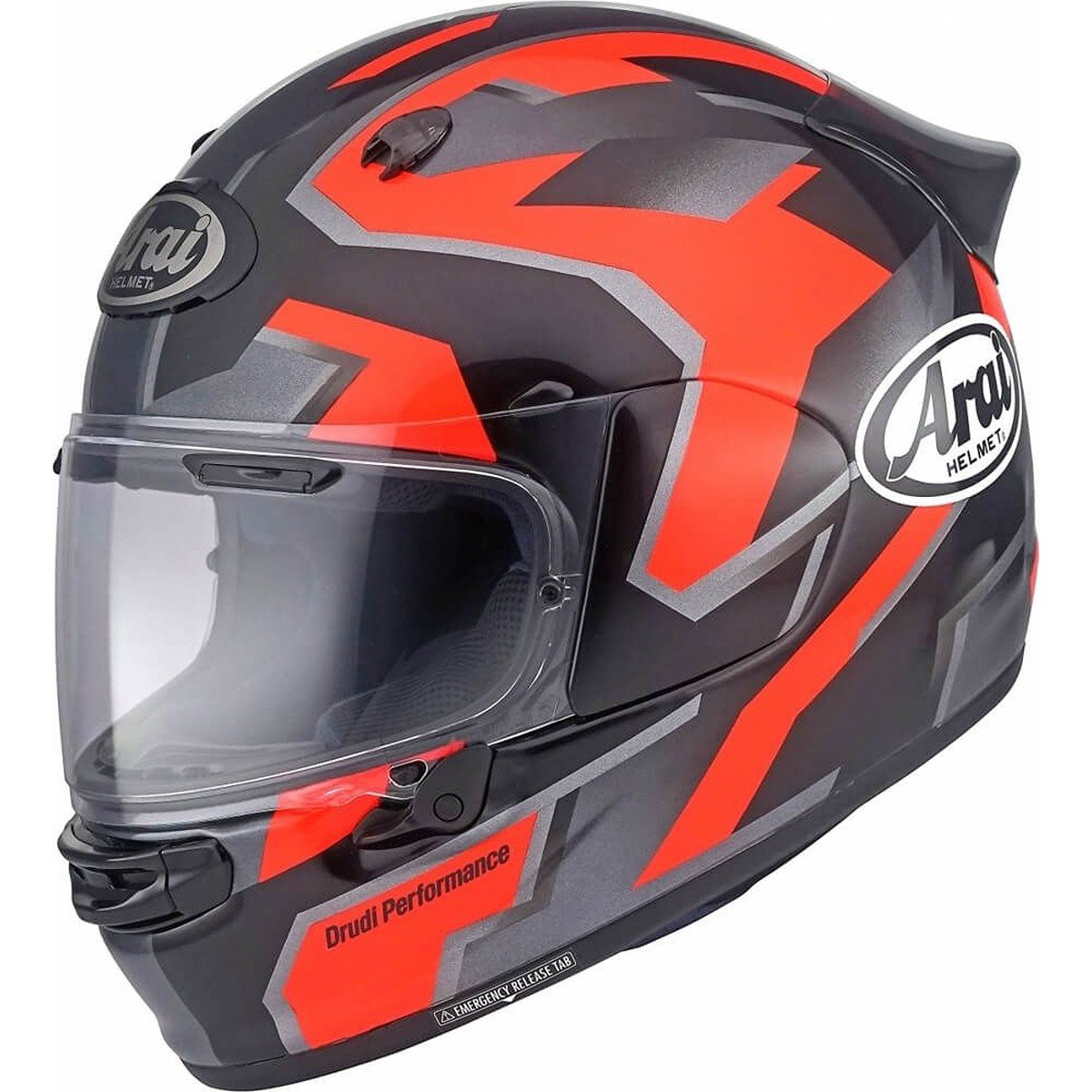 Arai Quantic Robotik Red Full Face Helmet Size S