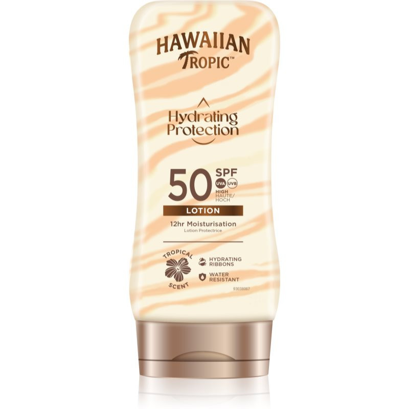 Hawaiian Tropic Hydrating Protection Lotion body sunscreen SPF 50 180 ml