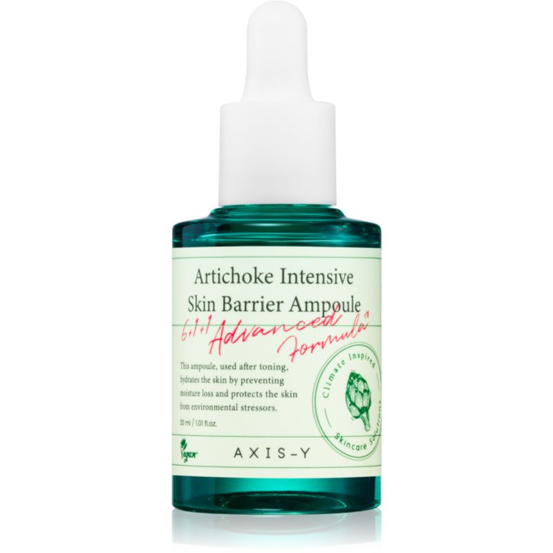 AXIS-Y 6+1+1 Advanced Formula Artichoke Intensive Skin Barrier Ampoule regenerating and brightening serum to soothe and strengthen sensitive skin 30 m
