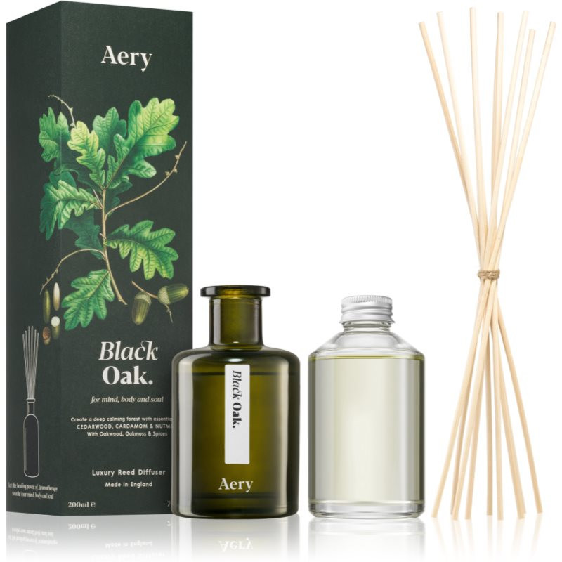 Aery Botanical Black Oak aroma diffuser with refill 200 ml