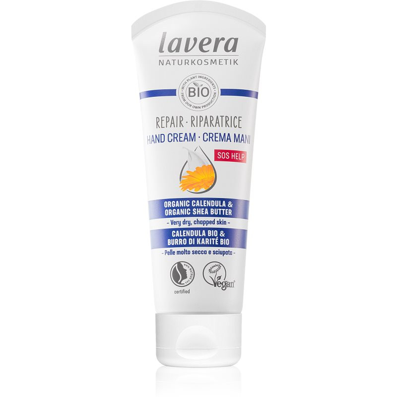 Lavera Basis Sensitiv regenerating hand cream with calendula 75 ml