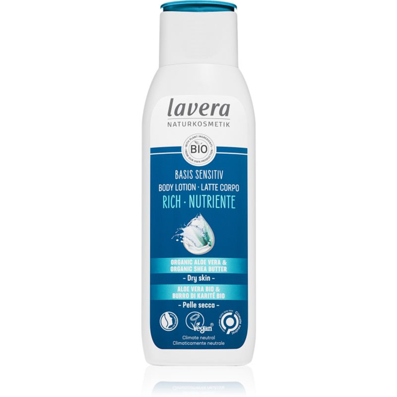Lavera Basis Sensitiv intensive nourishing body lotion for dry skin 250 ml