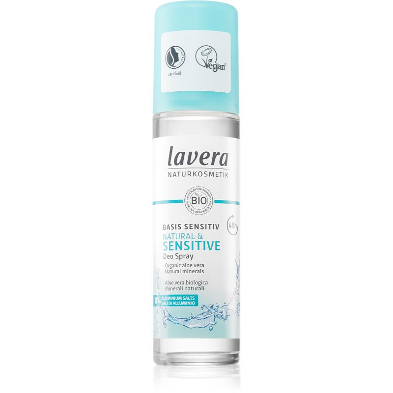 Lavera Basis Sensitiv deodorant with atomiser 48h 75 ml
