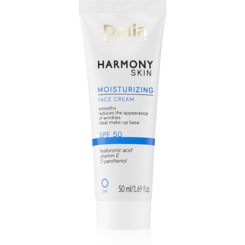 Delia Cosmetics Harmony Skin moisturising facial cream SPF 50 50 ml