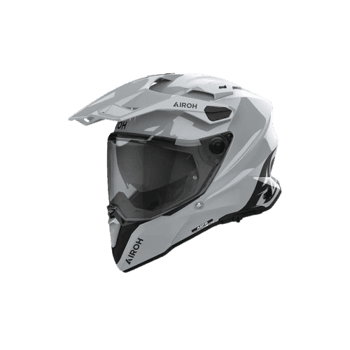Airoh Commander 2 Color Cement Grey Gloss Adventure Helmet Size 2XL
