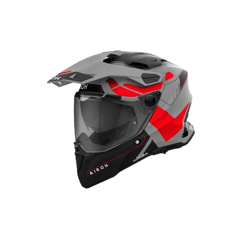Airoh Commander 2 Reveal Red Fluo Matt Adventure Helmet Size M