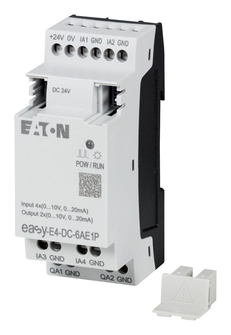 Eaton Moeller Easy-E4-Dc-6Ae1P I/o Expansion, 6 I/o, 20.4-28.8Vdc