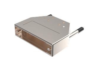 Amphenol Communications Solutions 8655Mh0901Lf D Sub Backshell, De, 180Deg, Zinc Alloy