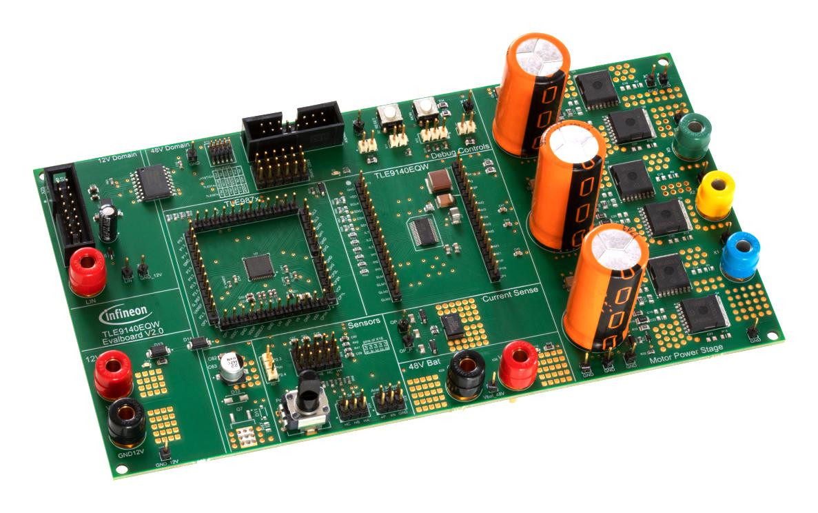 Infineon Tle9140Eqwevaltobo1 Eval Board, 3-Phase Bldc Motor Driver