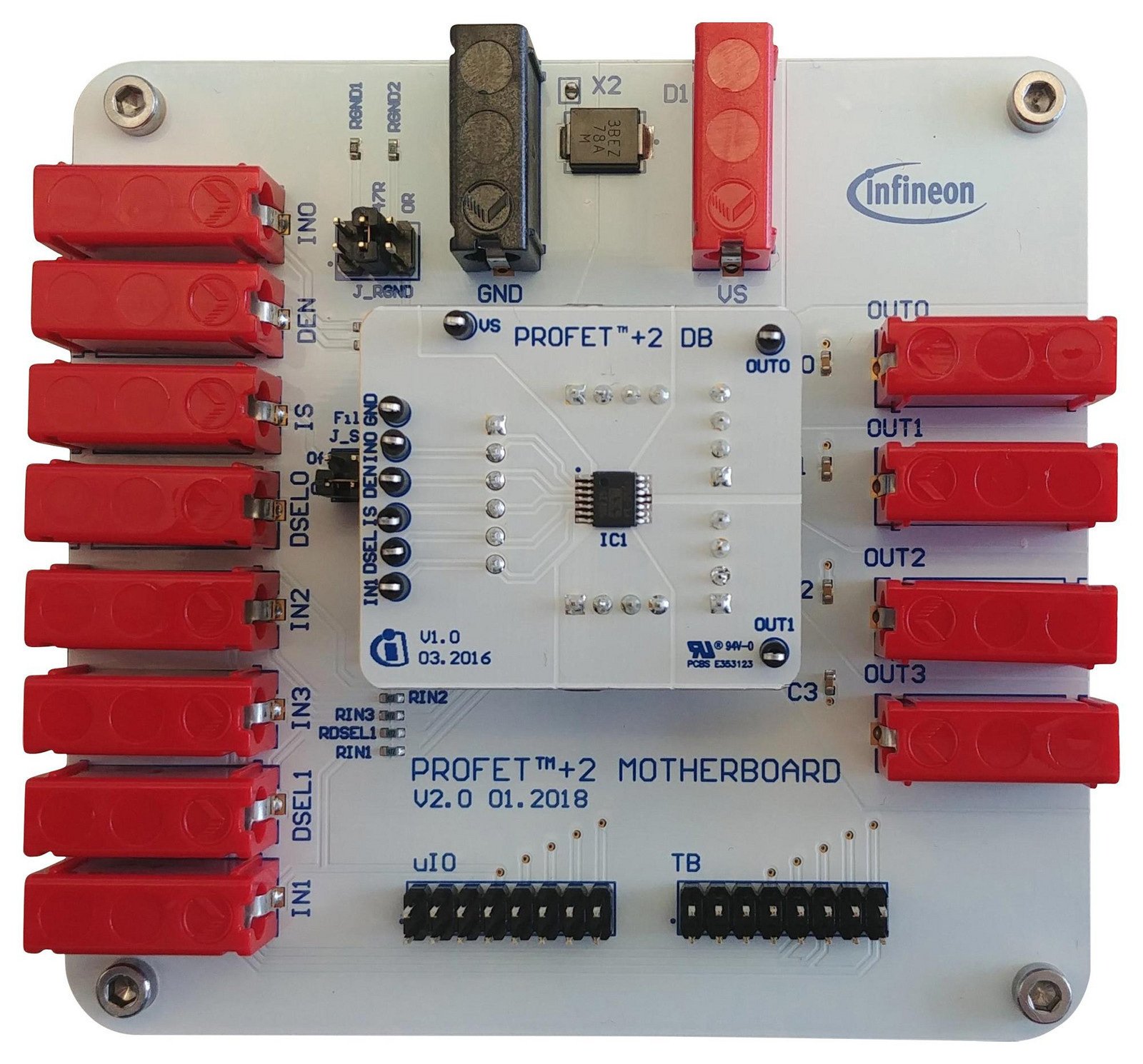 Infineon Prof2Bts70041Eprdbtobo1 Daughterboard, High-Side Power Switch