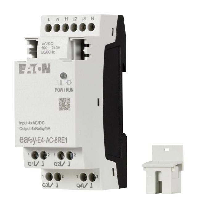 Eaton Moeller Easy-E4-Ac-8Re1 Digital I/o Module, 4 I/o, 240Vdc/vac