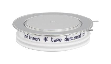 Infineon T2200N16H100Xpsa1 Thyristor Module, 1.6Kv, 3.4Ka, 5-Pin