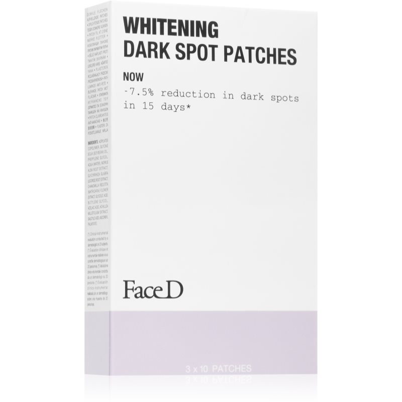 Face D Whitening patches for problem skin to treat dark spots 3x10 pc