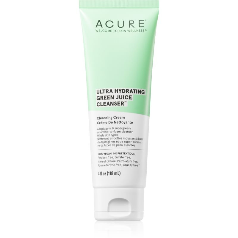 ACURE Ultra Hydrating Green Juice cleansing cream 118 ml