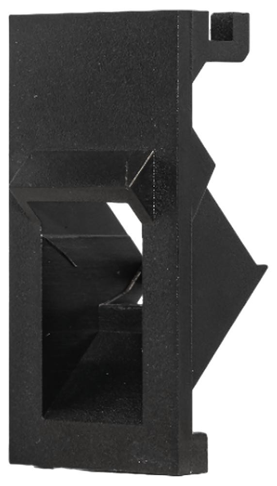 Tuk Ka45Bkpt Ang Keystone Faceplate Adapter, Abs, Blk