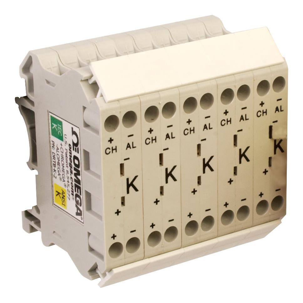 Omega Drtb-K-2-50Pk Terminal Block, Din Rail, 2Way, 16Awg