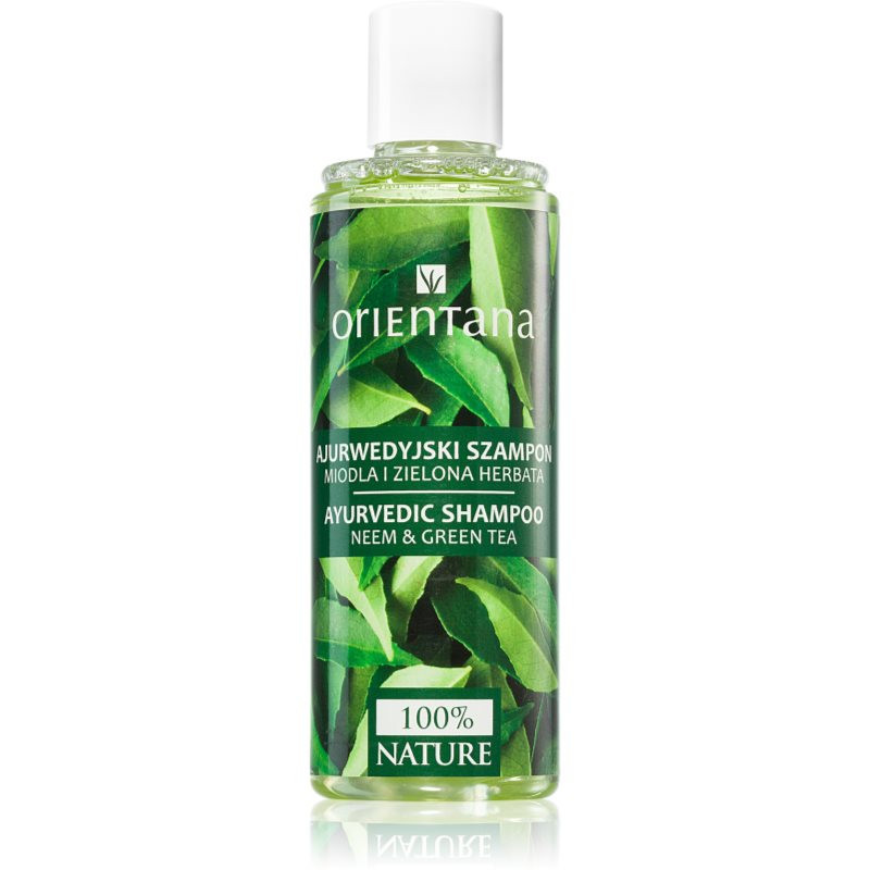 Orientana Ayurvedic Shampoo Neem & Green Tea natural shampoo for hair 210 ml