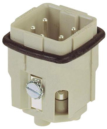 HARTING 09200042611 Rectangular Han Insert, Plug, 4Way Screw