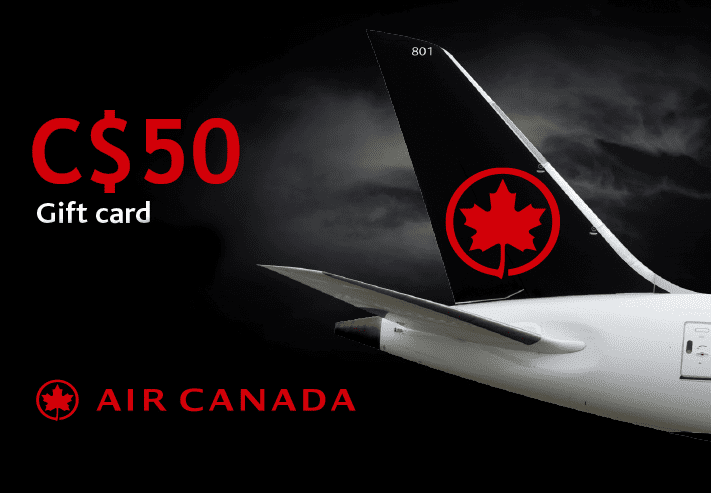 Air Canada C$ 50 Gift Card CA