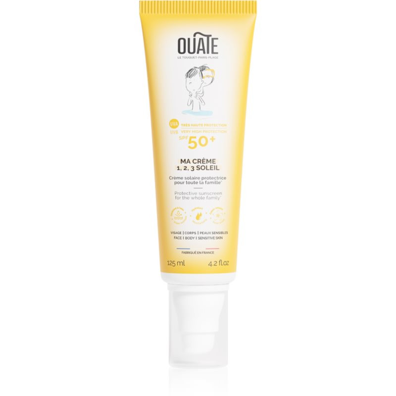 OUATE My 1,2,3 Sunscreen SPF 50+ for Face and Body protective sunscreen for face and body SPF 50+ 125 ml