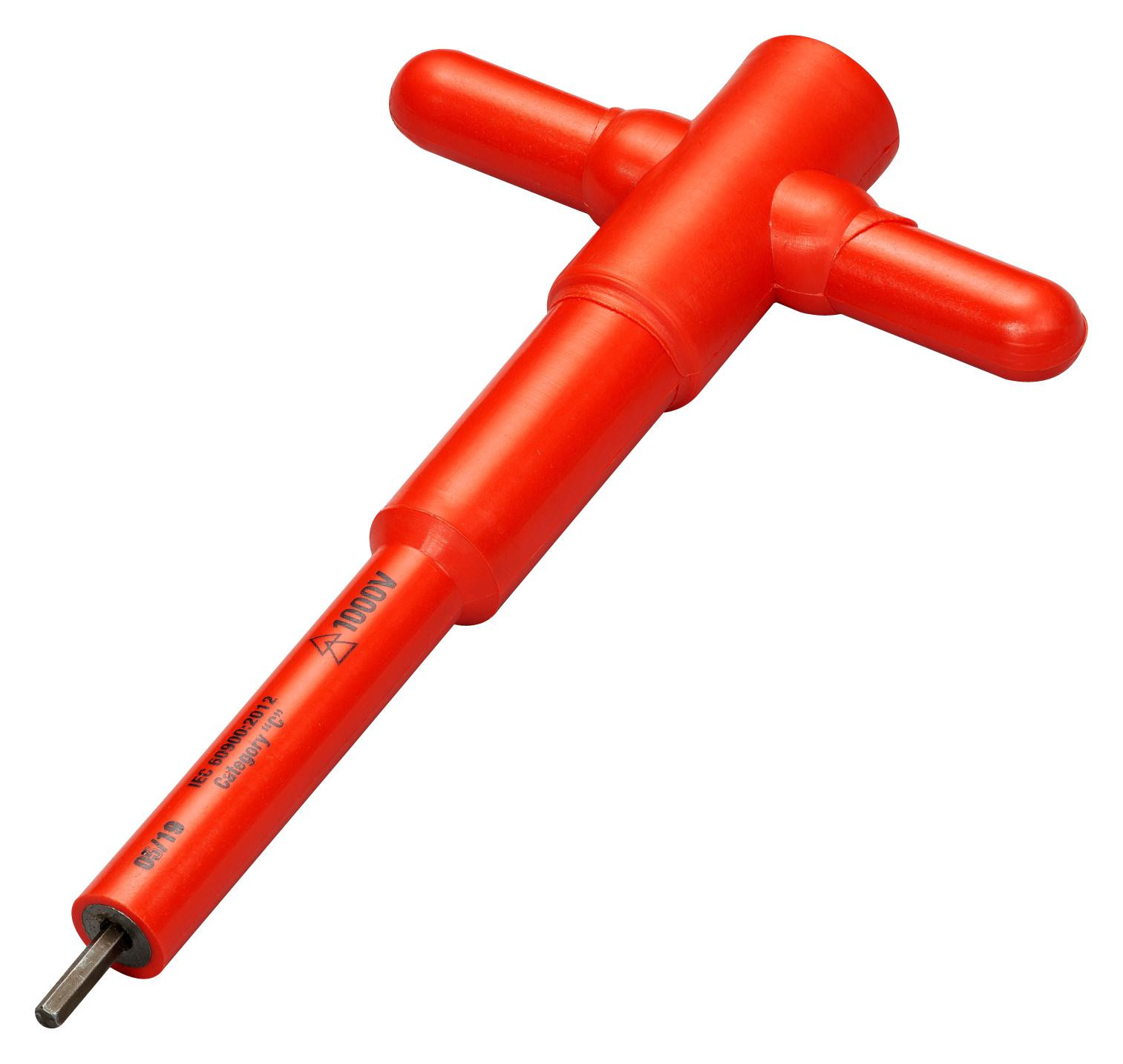 Insulated Tools Ltd 02680 Hex Driver, T-Handle, 4mm, 160mm