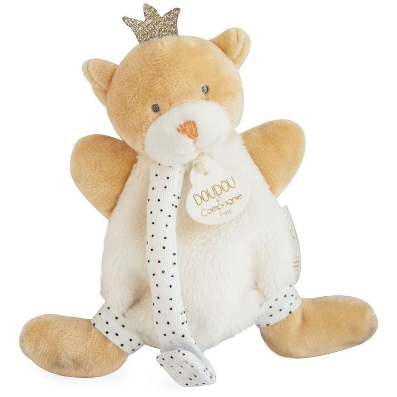Doudou Gift Set Bear With Pacifier toy with clip 1 pc