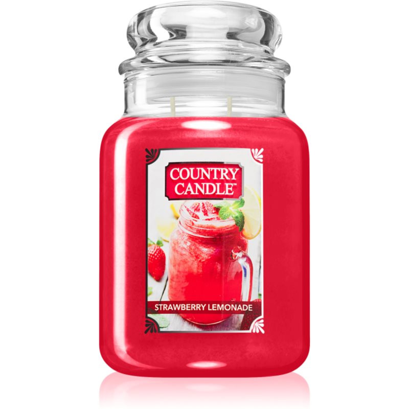 Country Candle Strawberry Lemonade scented candle 737 g