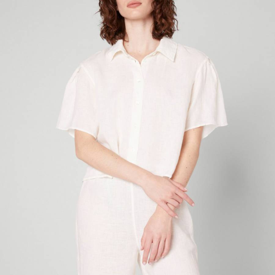 Ecru Ivybo Linen Shirt