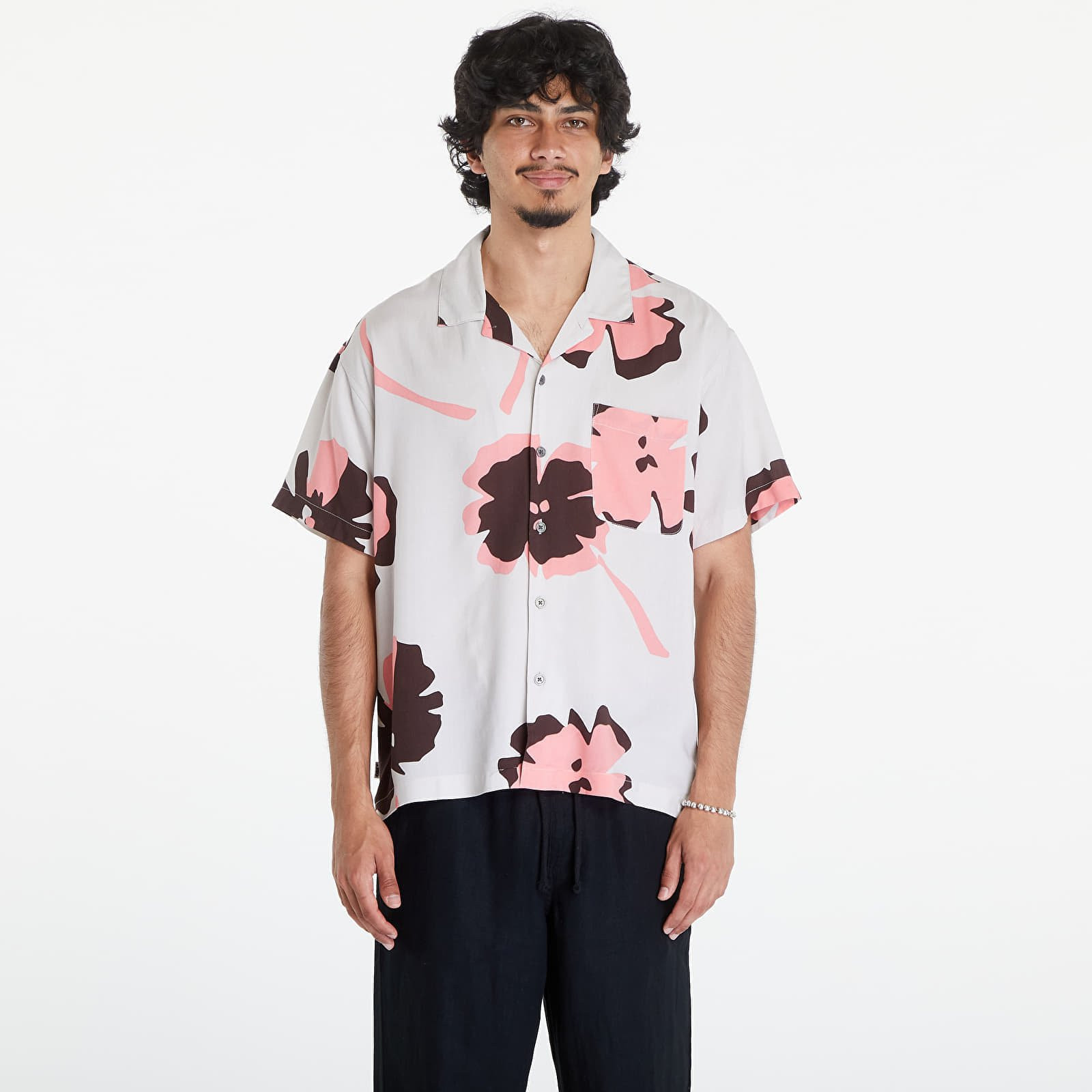 Shirt OBEY Paper Cuts Woven Shirt Nimbus Cloud/ Multi M