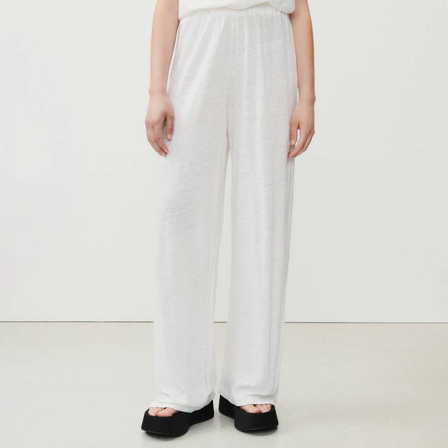 Off White Linen Pobsbury Pant