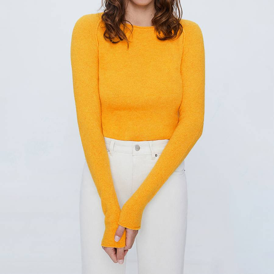 Orange Wool Blend Damsville Jumper