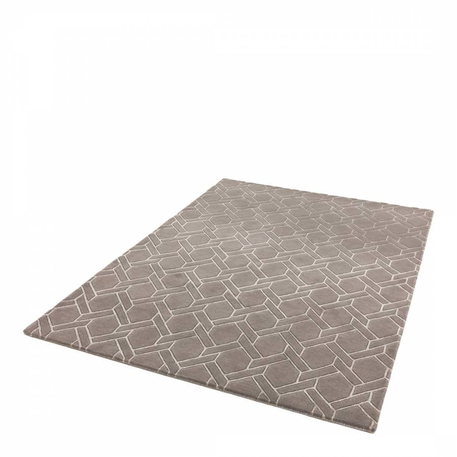 Nexus  120x170cm Rug Fine Lines Grey/Silver