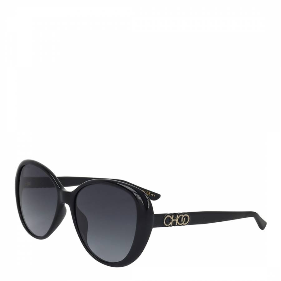 Black Round Rimmed Sunglasses 57mm