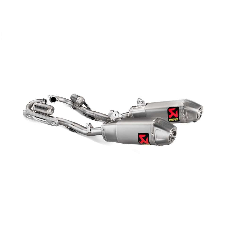 Akrapovic Evolution Line (Titanium) CRF 250 R / RX 2018- (Double silencer) (S-H2MET12-CIQTA) Size