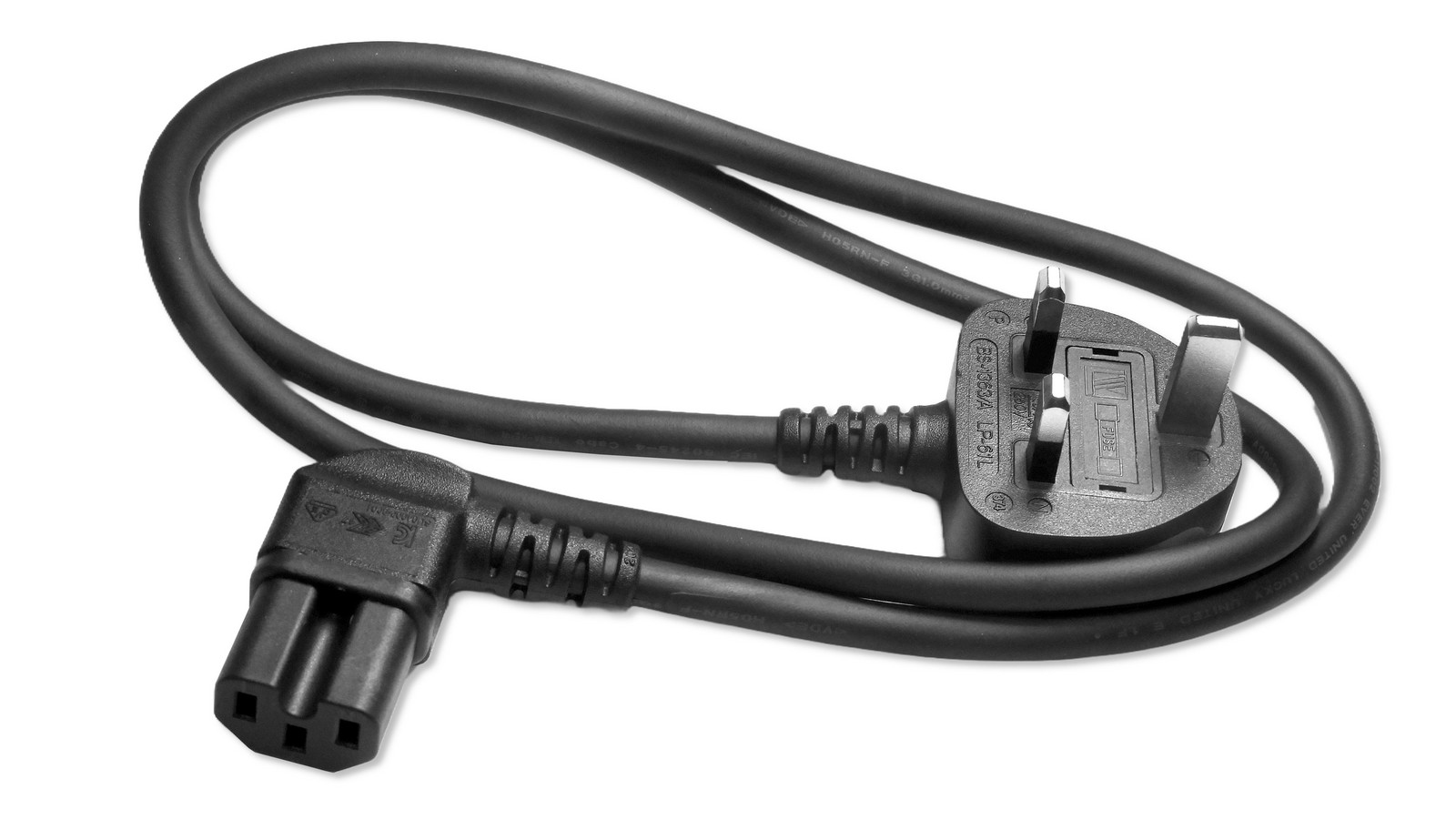 Multicomp Pro Gw-151829 Pwr Cord, R/a Bs 1363A Plug-Iec C15, 1M