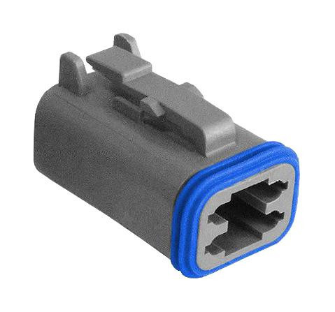 Bulgin/partner Stock Px0108S04Gy Automotive Connector, Plug, 4Pos, 13A, 250Vdc