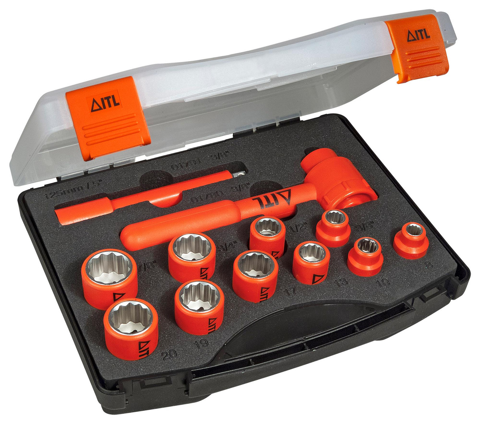 Insulated Tools Ltd 03105 Socket Set, 3/8