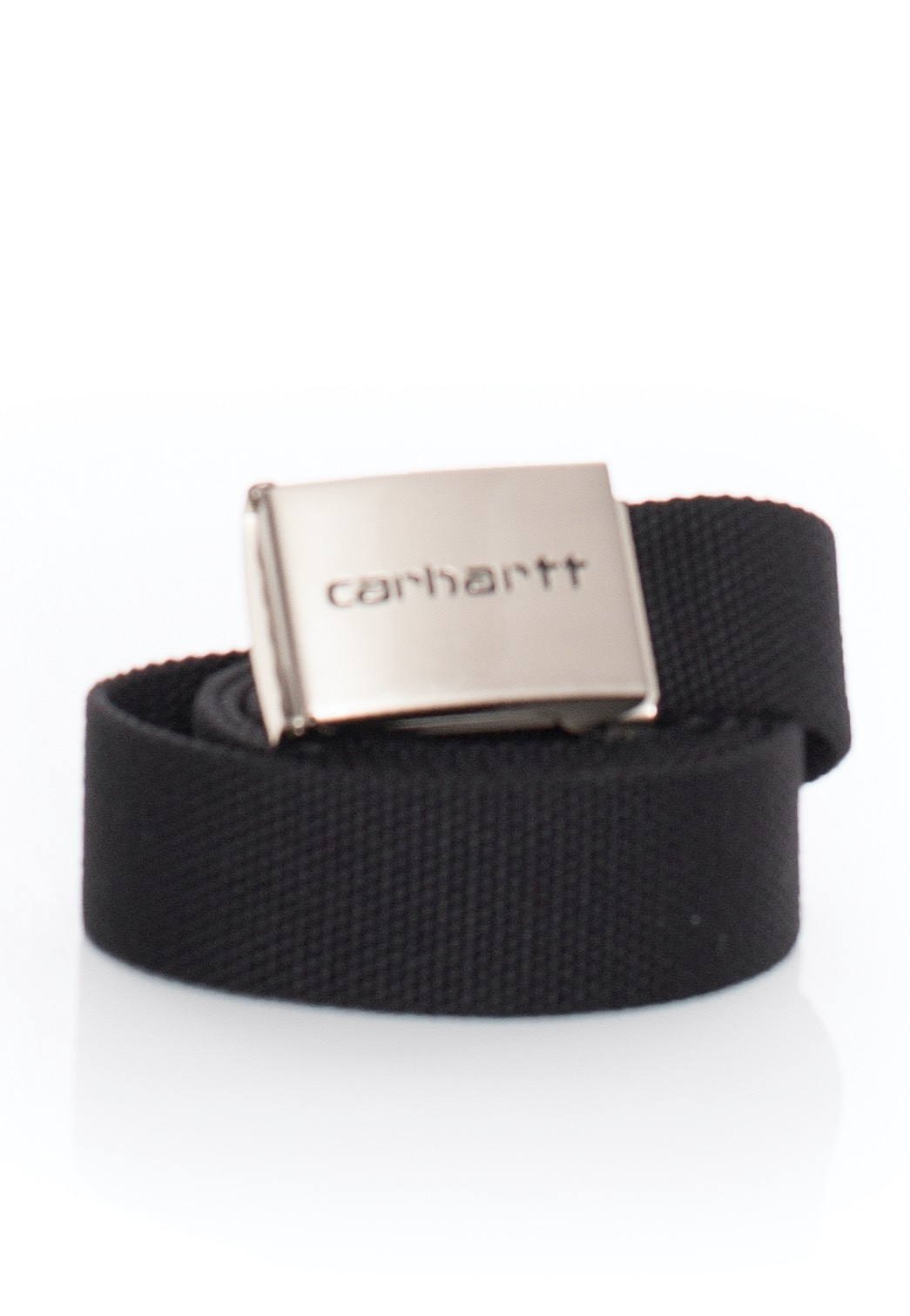 Carhartt WIP - Clip Chrome Black - Belts