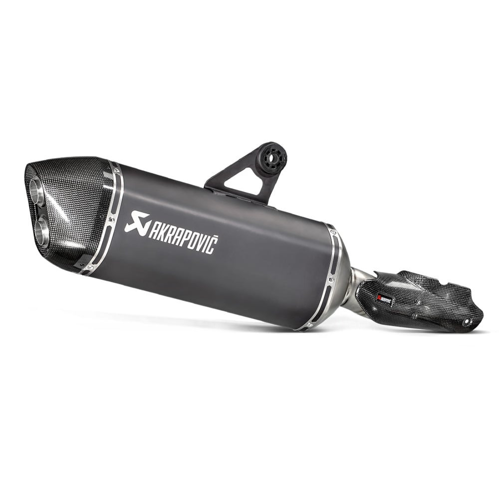 Akrapovic Slip-on Line (Titanium) Blackline BMW R1200GS/Adventure 2013-18 (S-B12SO16-HAABL) Size