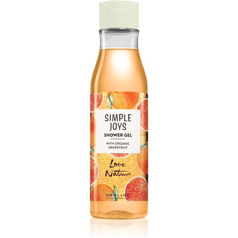 Oriflame Love Nature Simple Joys shower gel Organic Grapefruit 250 ml