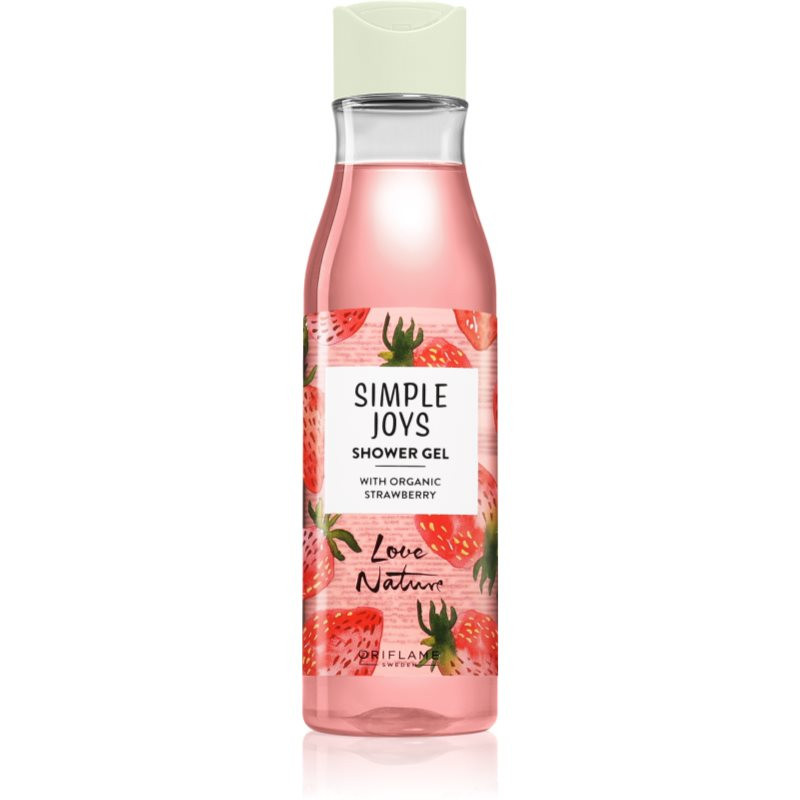 Oriflame Love Nature Simple Joys refreshing shower gel with strawberry aroma Organic Strawberry 250 ml