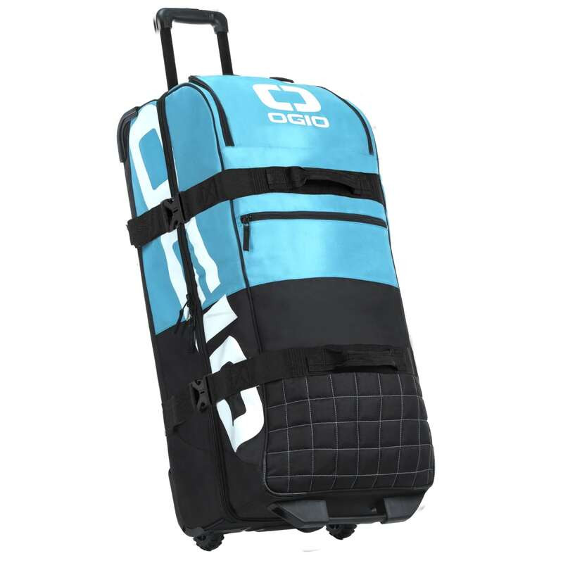 Ogio Gear Bag Trucker 110L Neon Blue - Navy Burgundy Size