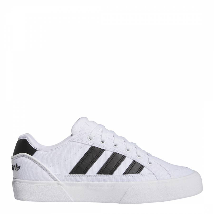 Unisex White/Black Adidas Originals Court TNS Premiere Trainers