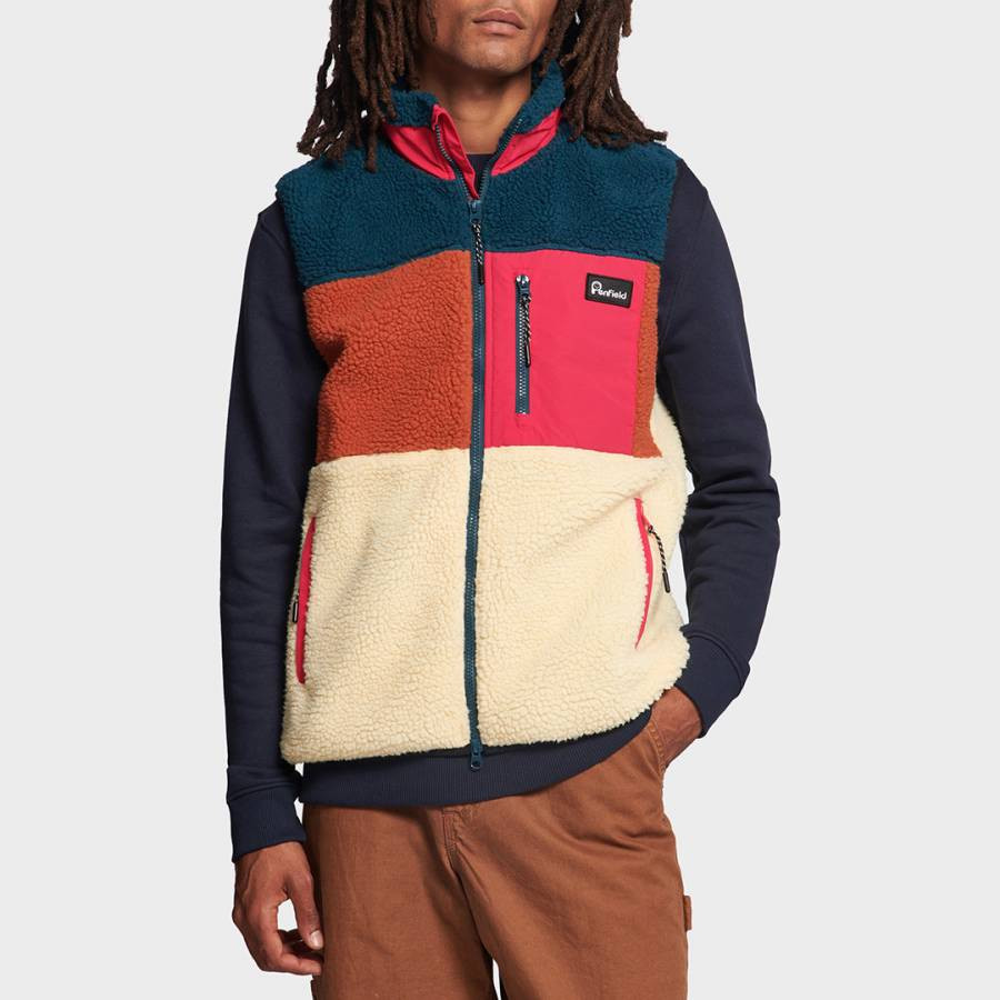 Multi Mattawa Borg Fleece Vest