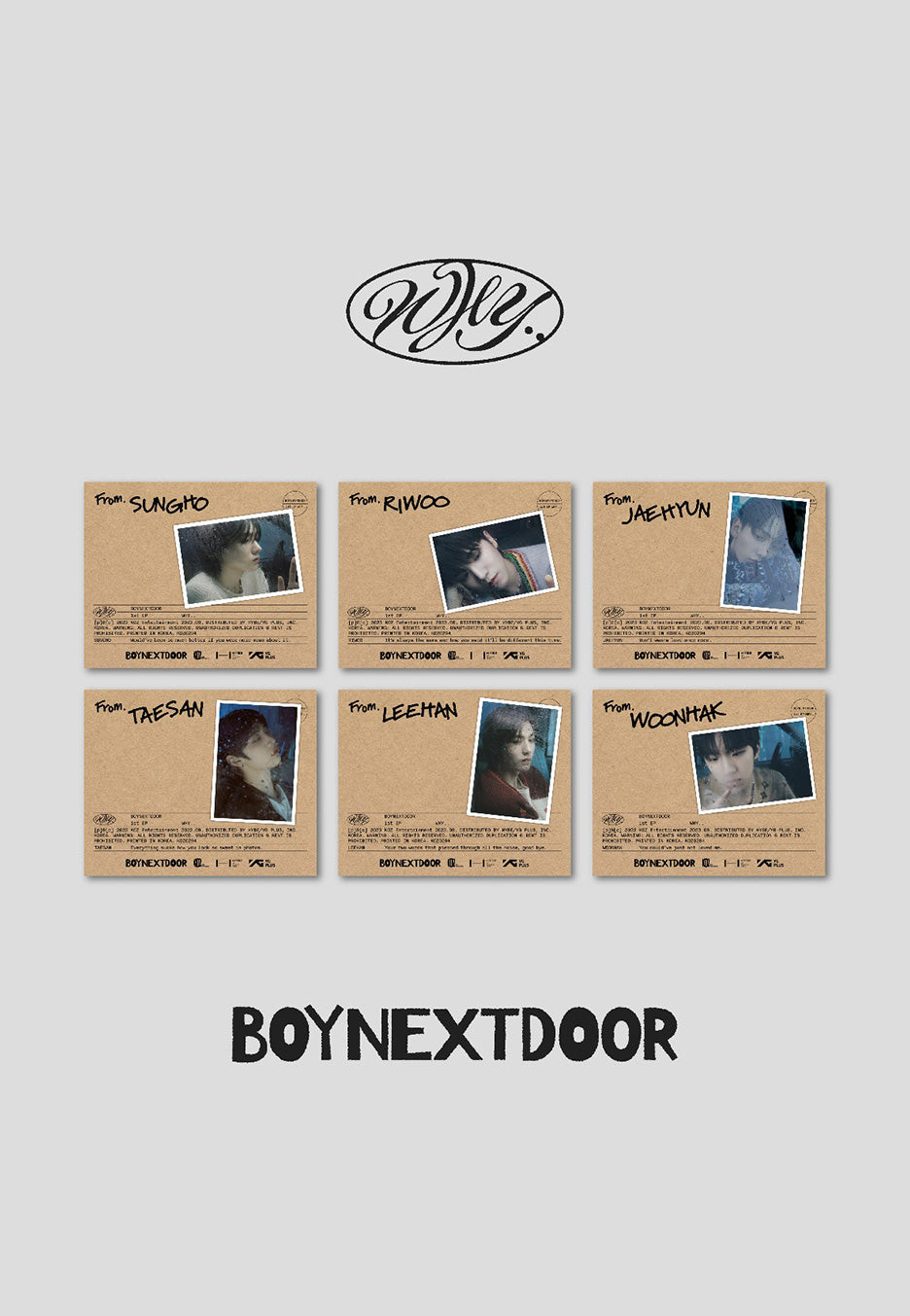 BOYNEXTDOOR - Why.. (Letter Version) - CD