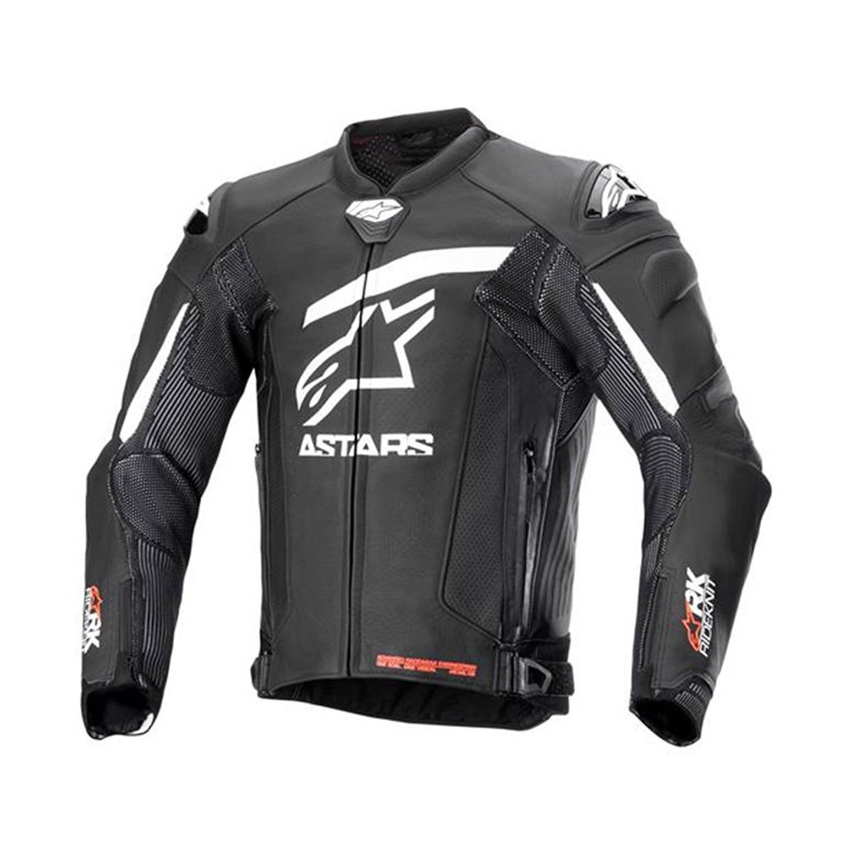 Alpinestars GP Plus R V4 Rideknit Leather Jacket Black White Size 48