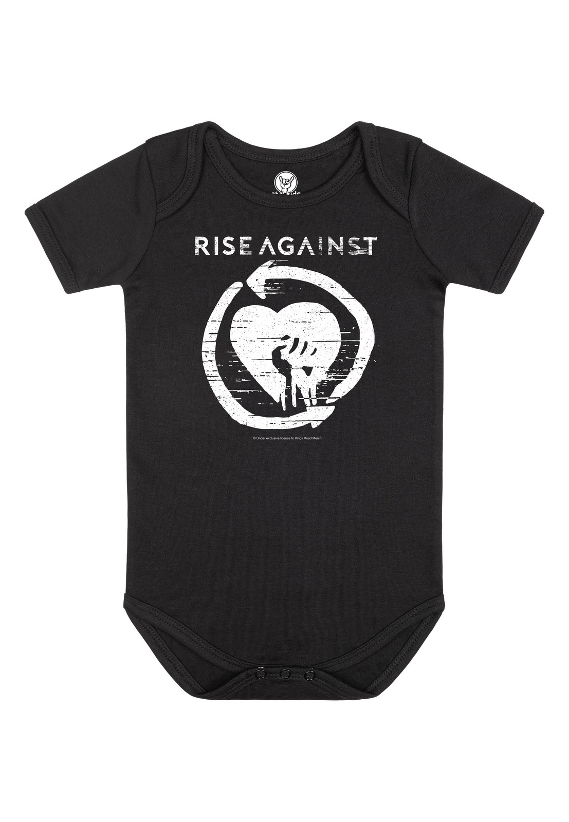 Rise Against - Heartfist Babygrow Black/White - Kids